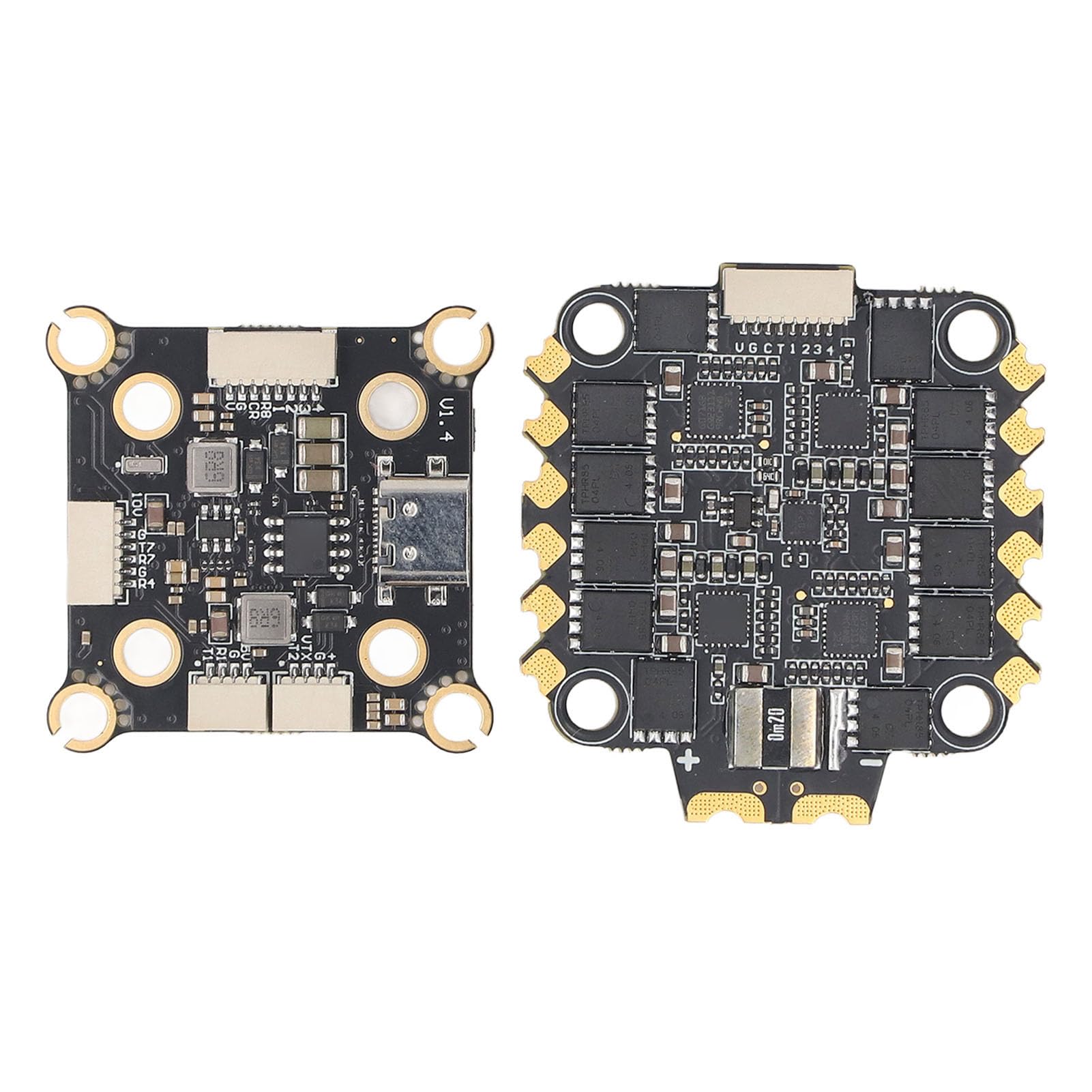 Marhynchus Płyta Kontrolera Lotu z płytką ESC STM32H743 MPU6000 8 Silników 70A 4 do 8S Lipo Typu C Czarna Skrzynka OSD dla Konstruktorów Dronów Wyścigowych FPV i Pilotów Freestyle