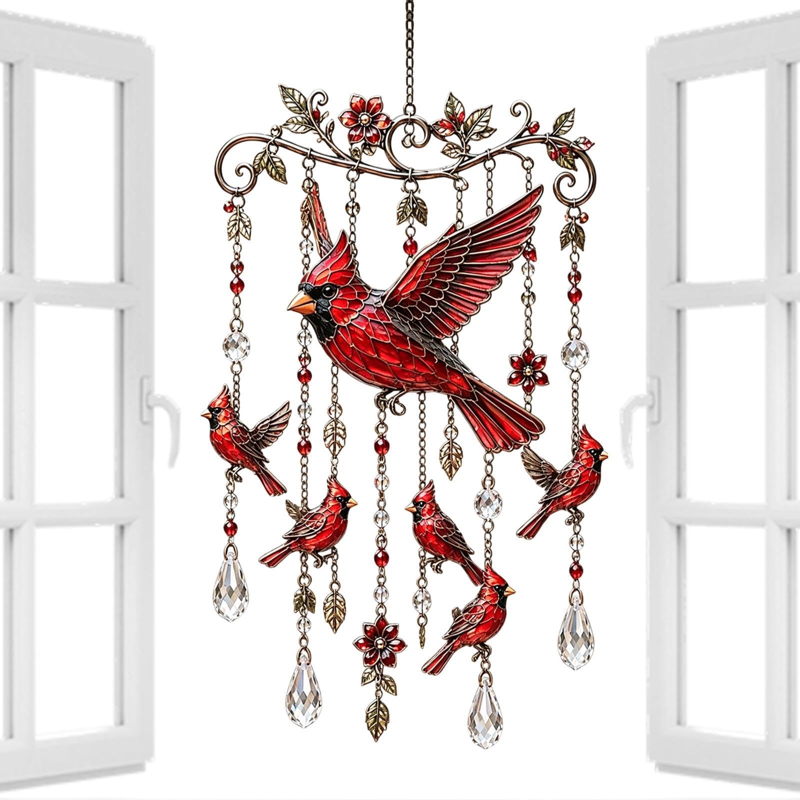 Carillon éolien oiseau extérieur cadeau idéal pour amoureux de la nature et collectionneurs de cloches
