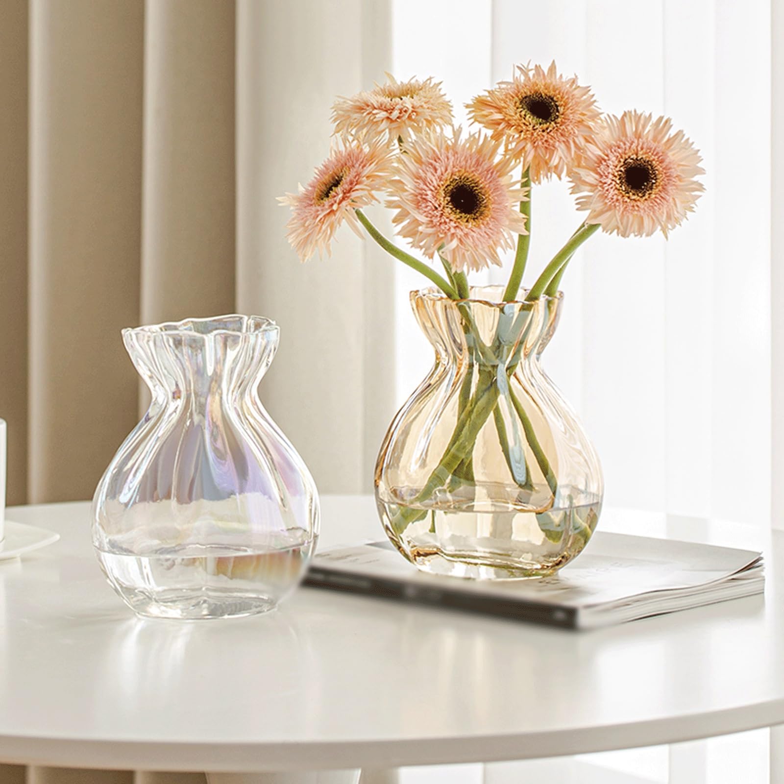 Jarrón de cerámica Jarrón Decorativo Moderno for Plantas, jarrones de Belleza versátiles for decoración Florero