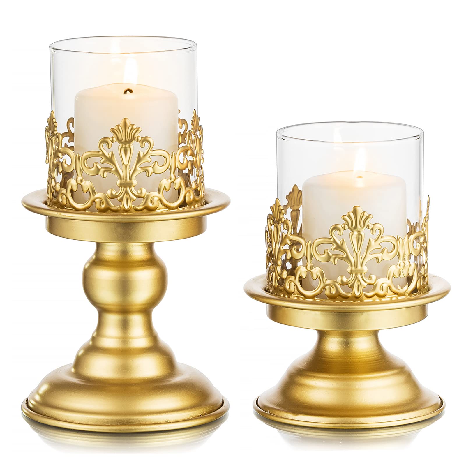 Elegante Portacandele A Colonnina In Cristallo 127cm 5 Bracci – Oro Per Matrimoni E Ricevimenti Di Lusso