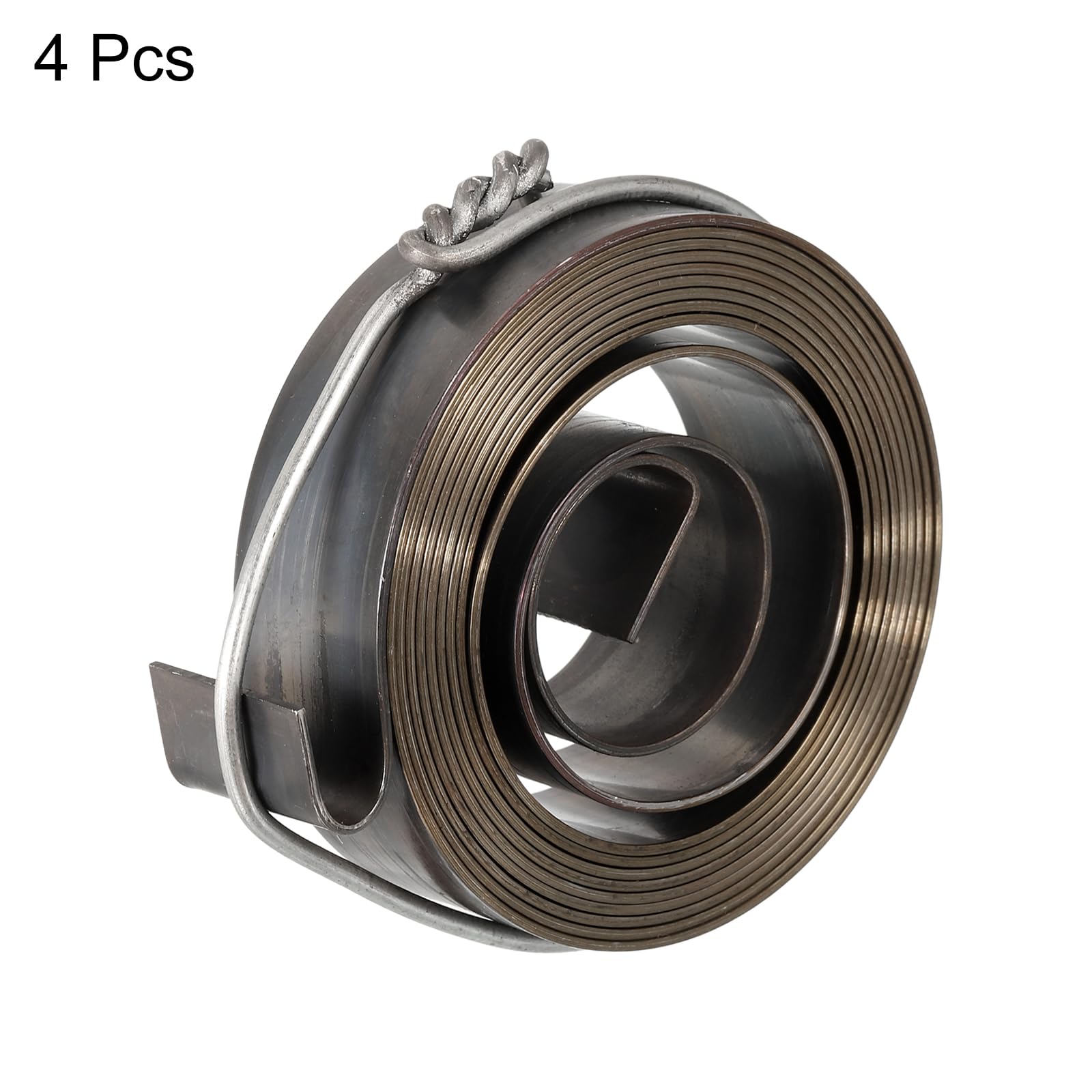 QUARKZMAN Molla per Pressa Trapano Molla Ritorno Mandrino Pressa Trapano Montaggio a Spirale Acciaio per Molle Finitura Nera Chimica Lunghezza Espansa 1800mm Diametro 64 x 19 x 1mm 4pz