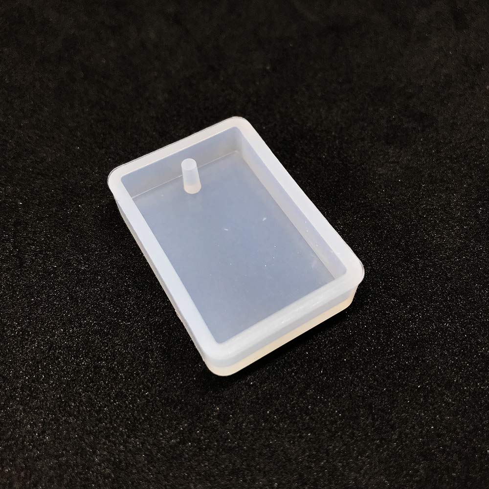 Daimay Jewelry Casting Molds Silicone Pendant Mold Resin Molds with Hanging Hole Jewelry Making DIY Craft Tools - 10 Packs – 5 Styles