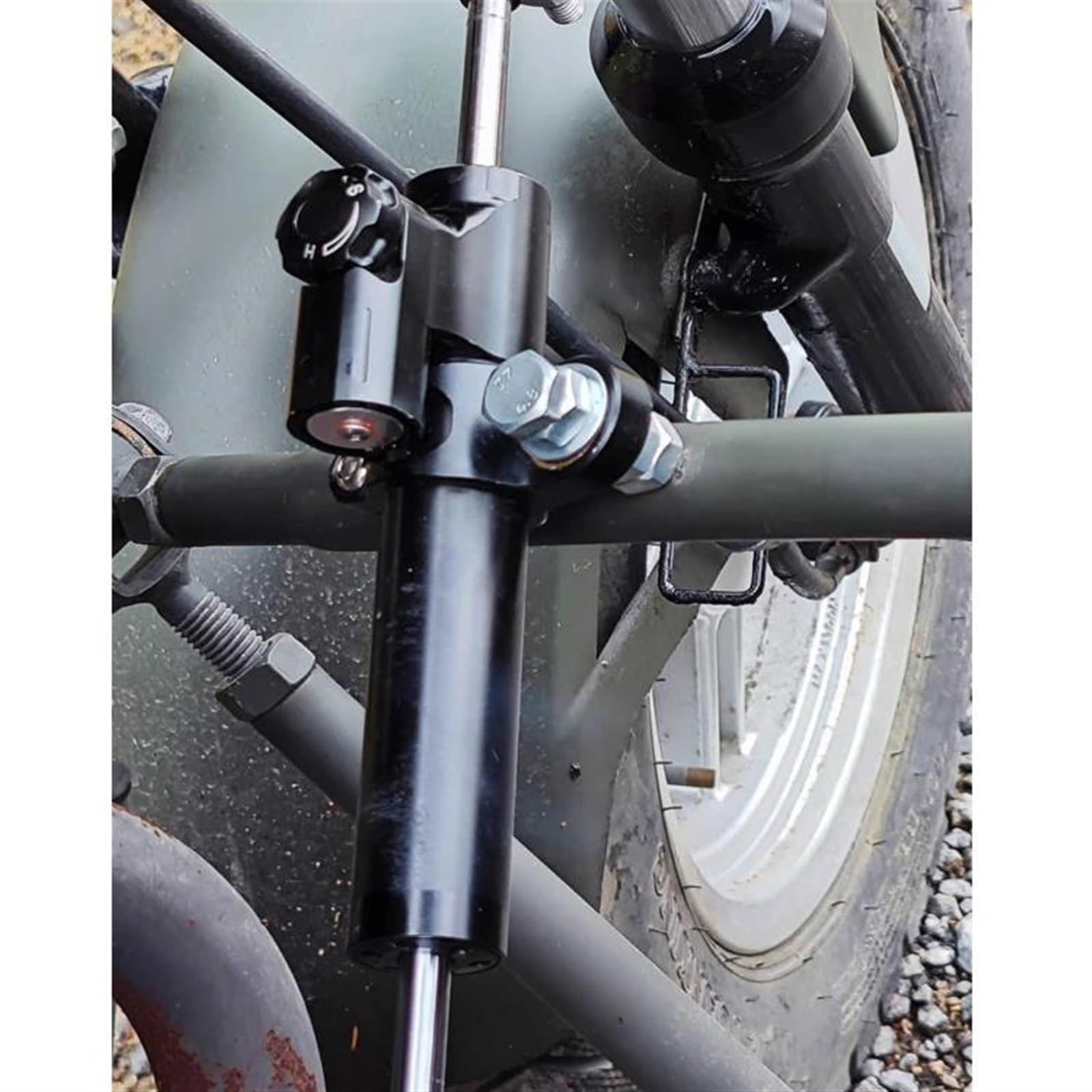 pour Motos À Trois Roues CNC Amortisseur De Direction en Aluminium Stabilisateur Accessoires