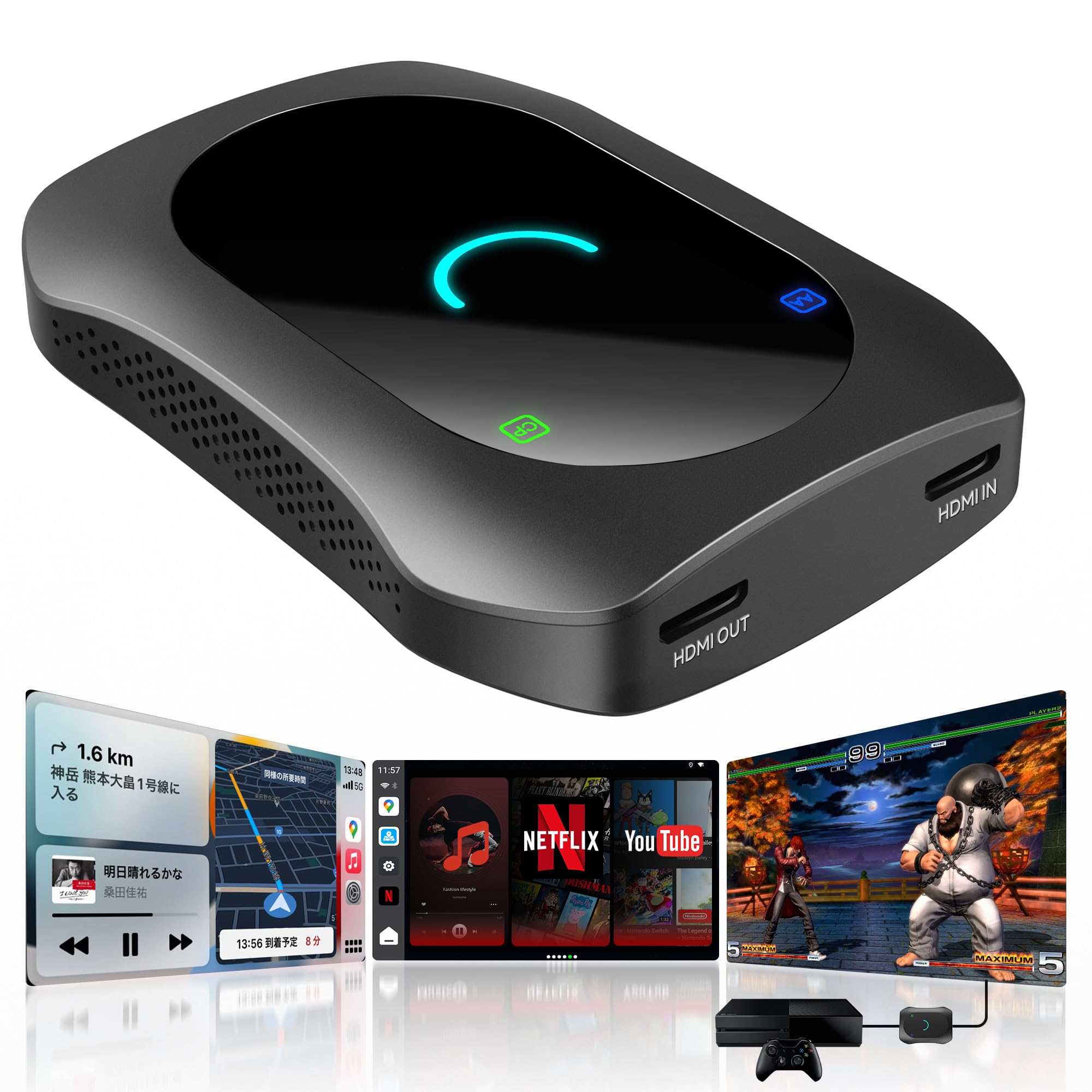 Amazon | CarPlay AI Box [カープレイ ai ボックス] ワイヤレスCarPlay