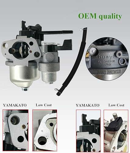 Miniatura 2 de YAMAKATO Kit de piezas de afinación GX160 para Honda GX200 5.5 6.5 hp motor pequeño, carburador de repuesto de filtro de aire conjunto de cable de
