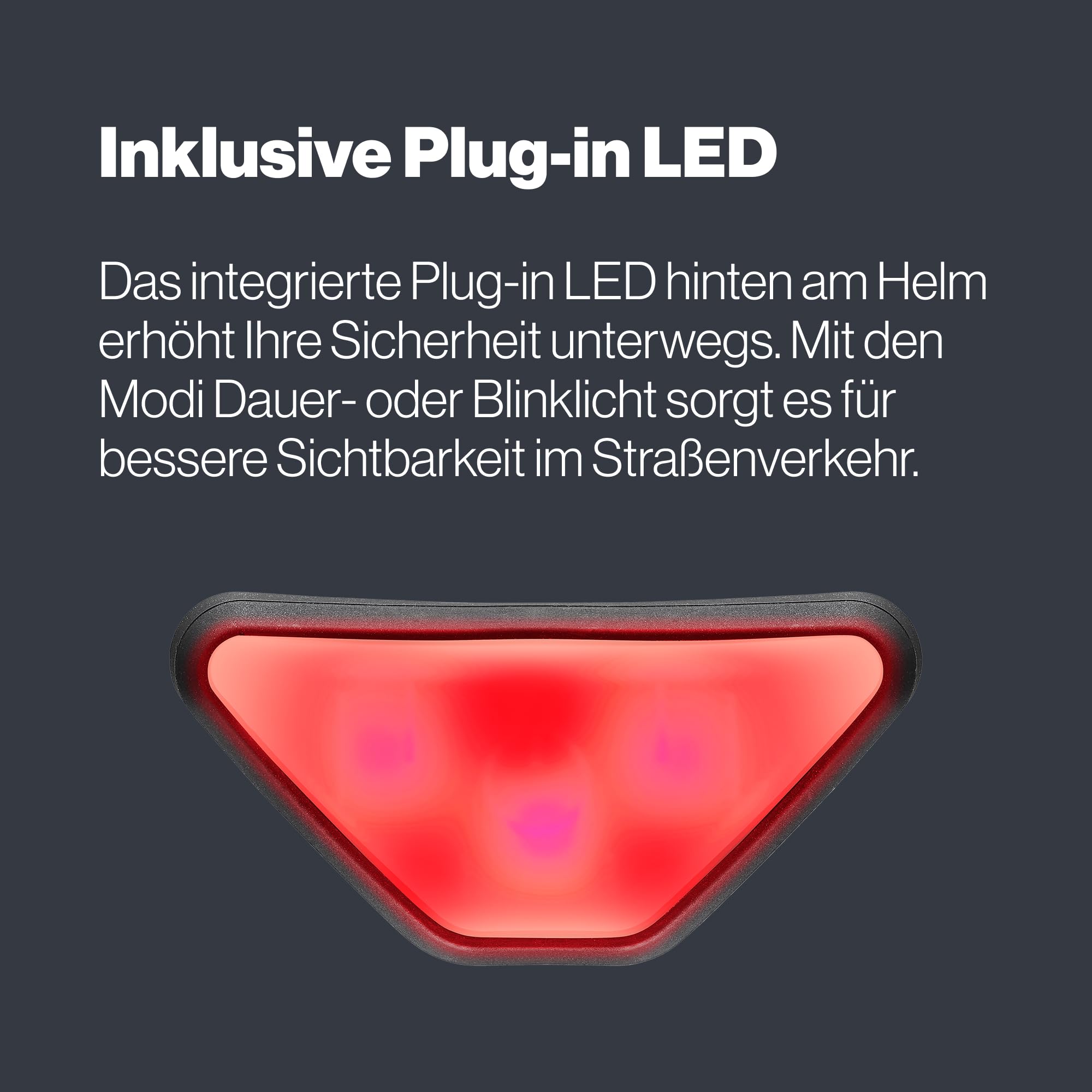 uvex urban Planet LED Fahrradhelm Damen Herren LED-Licht