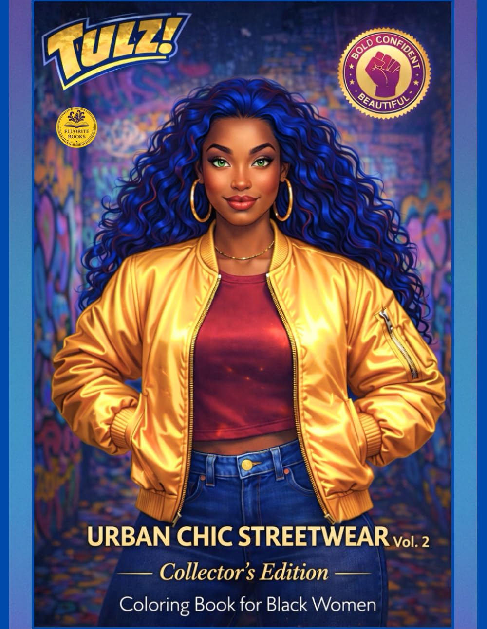 Urban Chic Streetwear Vol. 2: A Black Women Coloring Book Celebrating Afro Street Style, Cultural Confidence, and Urban Identity for Teens and Adults (Urban Crown Collection)