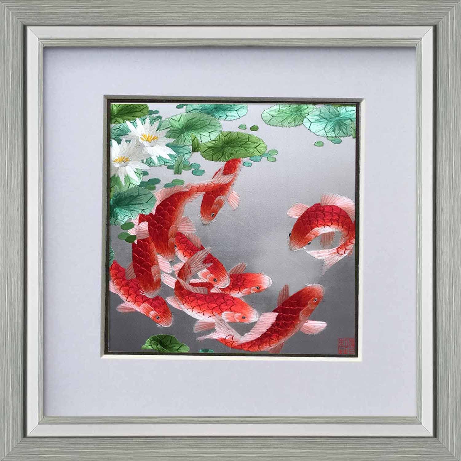 Japanese Silk Wall Hanging atelieryuwa.ciao.jp