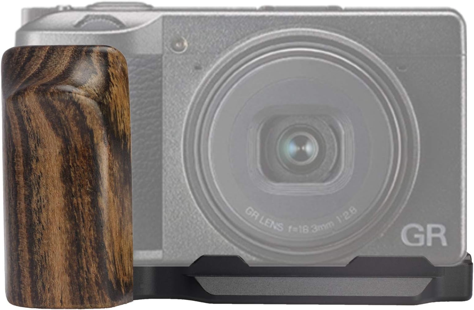 WEPOTOGRIII GR3 GRIIIX GR3X Hand Grip Quick Release Plate Compatible with Ricoh GRIII GR3 GRIIIX GR3X Camera -Aluminium Bocote