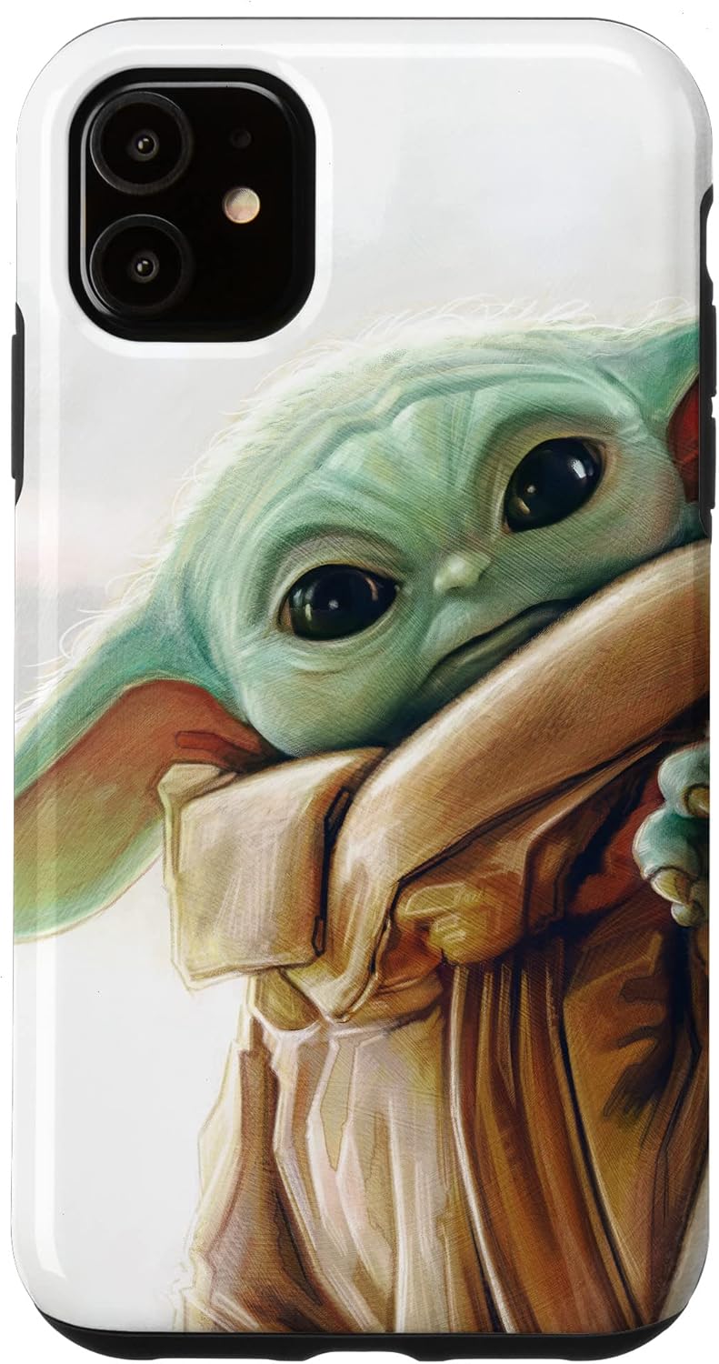 Star Wars The Mandalorian Grogu White Case for iPhone 17