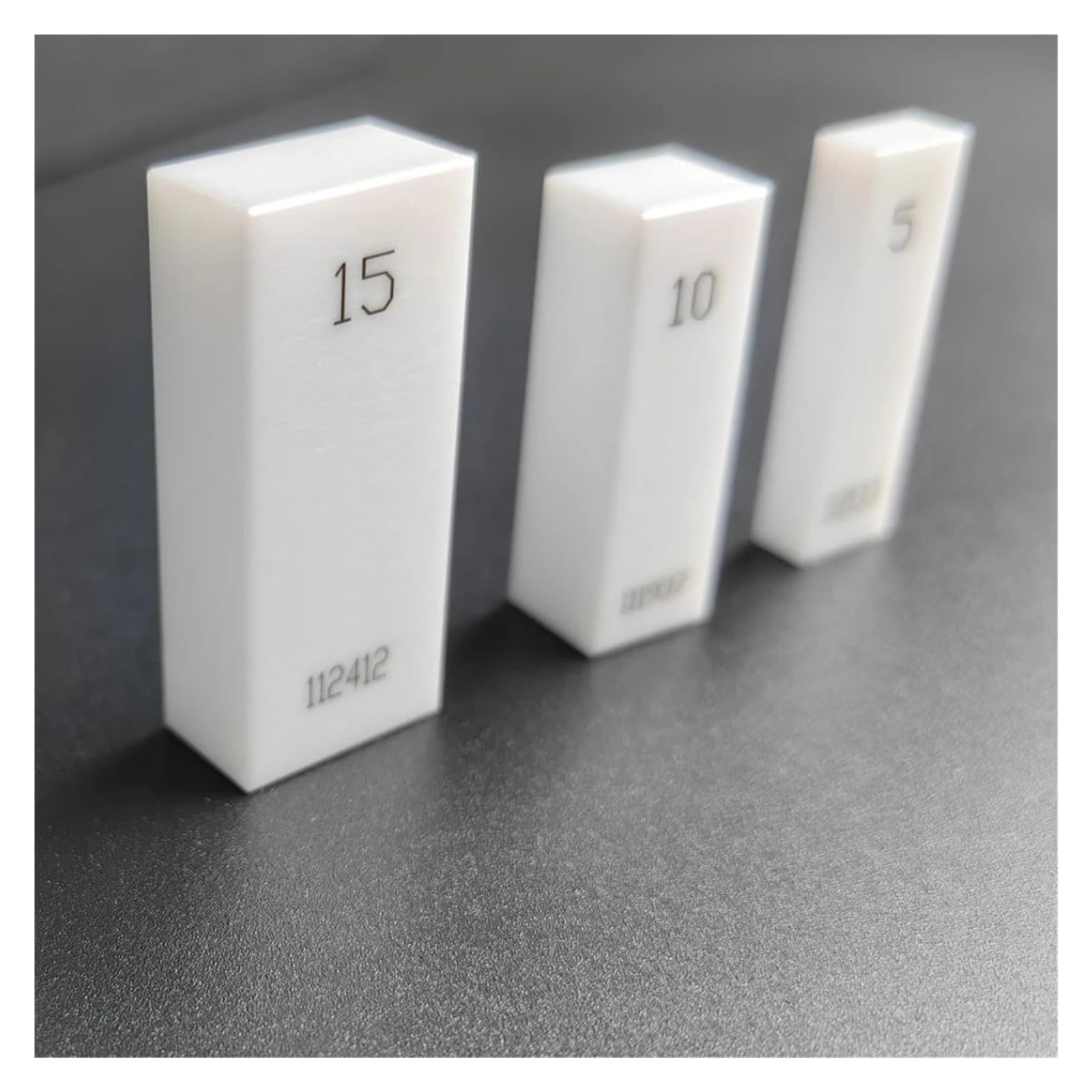 1PC ceramiczny blok pomiarowy 1-100mm jednoczęściowy blok kalibracyjny suwmiarka mikrometryczna narzędzia do obróbki drewna Precyzyjny pomiar(1 grade,100mm)
