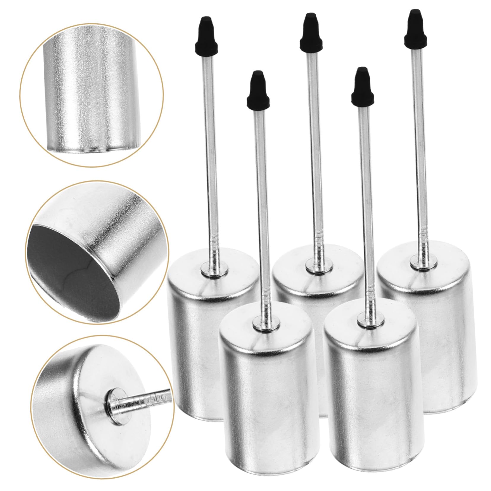 HOOTNEE 20pcs Christmas Candle Holder Cup Insert Elegant Candle Container Spike for Festive Decoration for Dining Table and Tree