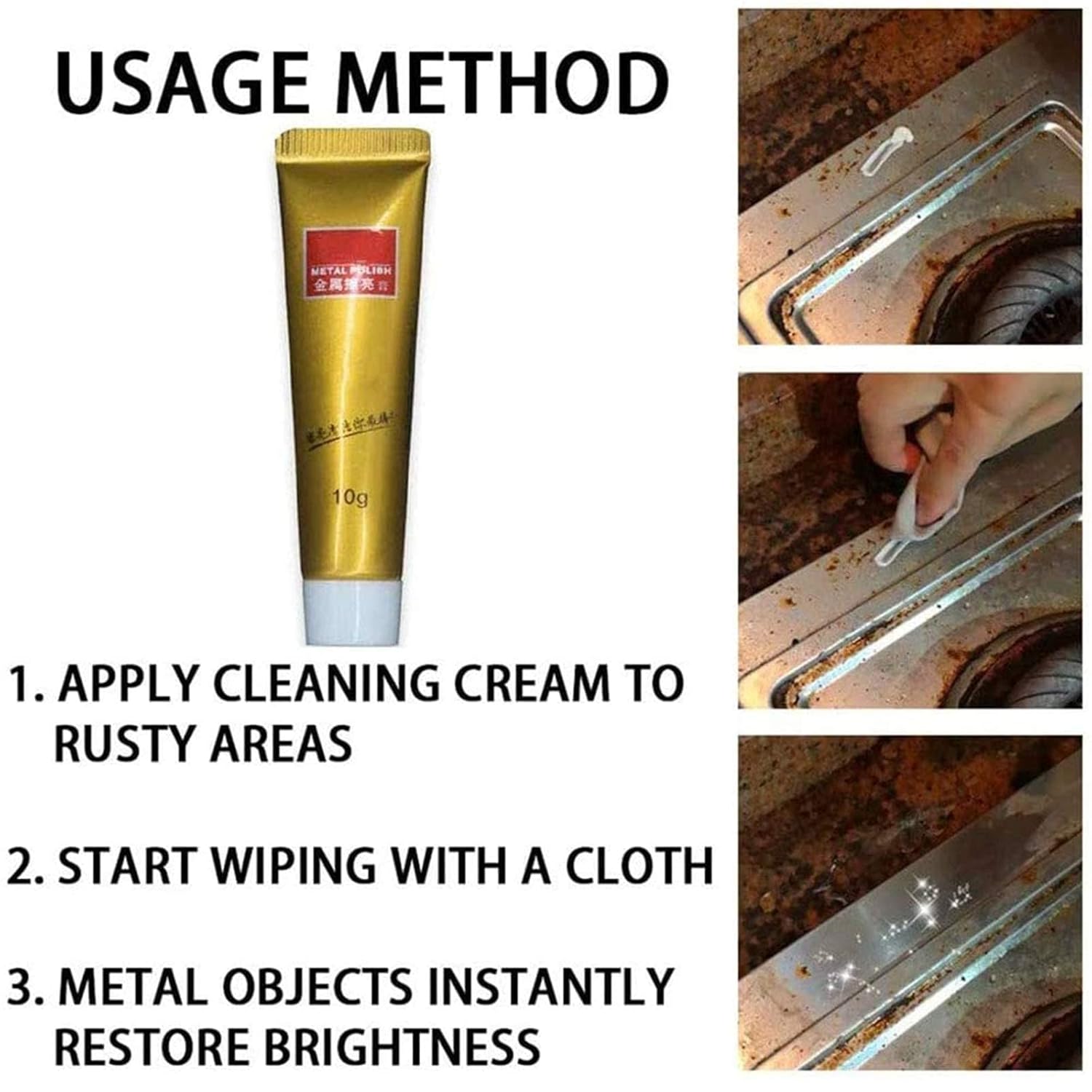 Buy Ultra Metal Polishing Paste Ultimate Metal Polish Cream Fixini