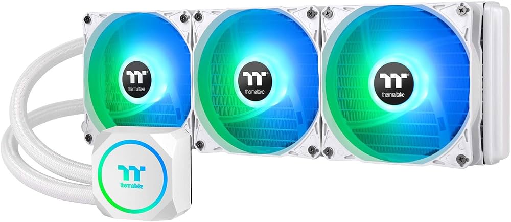 新品 Thermaltake TH360 ARGB Sync 水冷クーラー TH360 V2 ARGB Sync All-In-One Liquid Cooler - Snow Edition