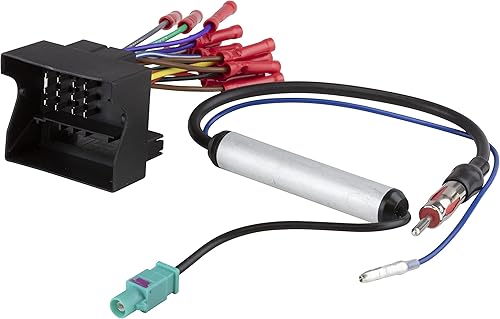 Scosche VW3A4B Compatible con Select 2002-Up VW, BMW y Audi Vehículos Arnés de cables y Adaptador de Antena Bundle