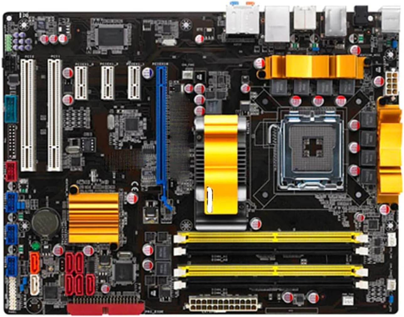 MWKL DesktopMotherboard Fit for P5Q Turbo LGA 775 DDR2 USB2.0 16 GB