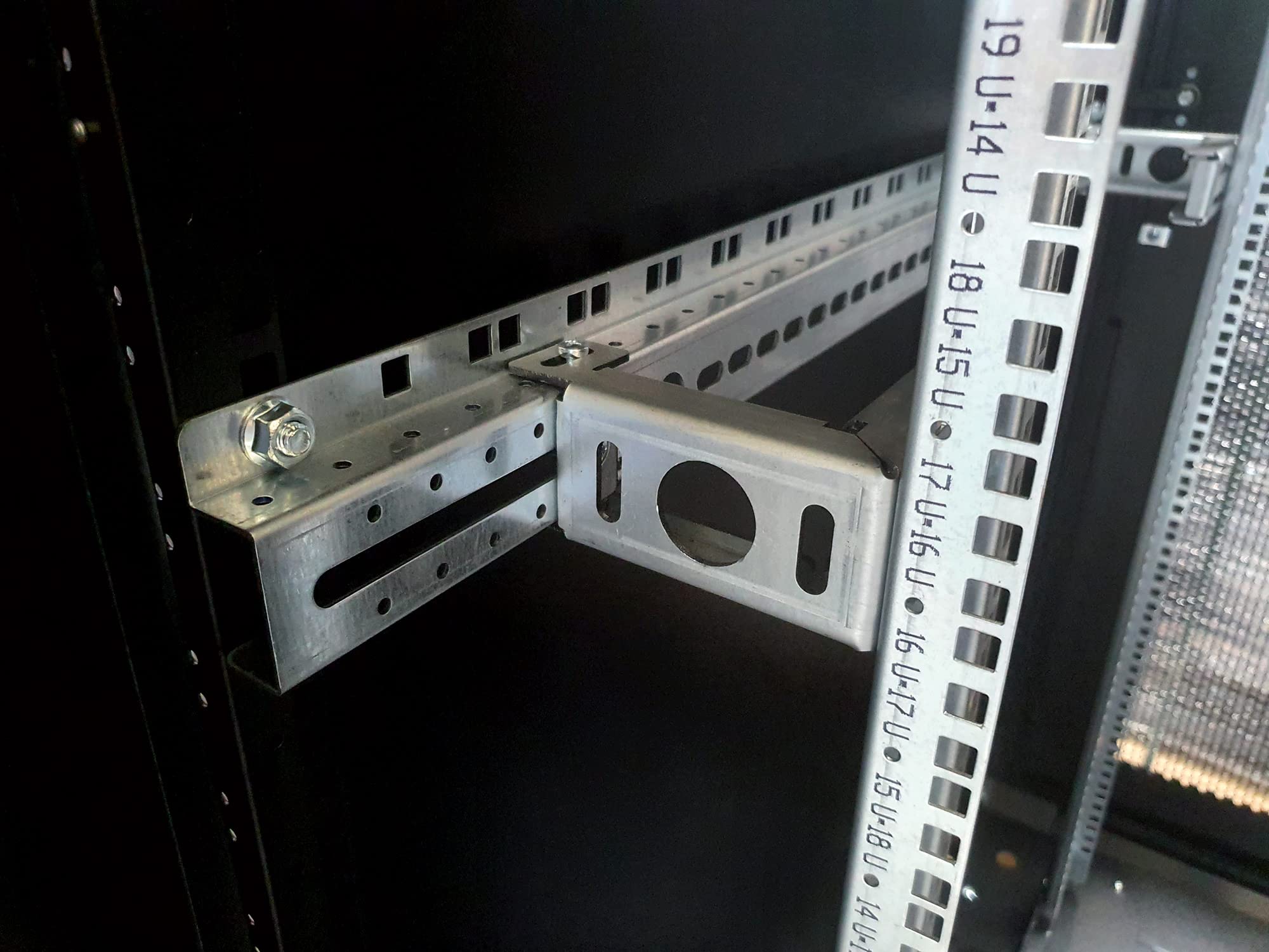 Techly Professional 364750 Armadio Server Rack 19" 600x1000 16 unità Nero Serie Evolution Nero