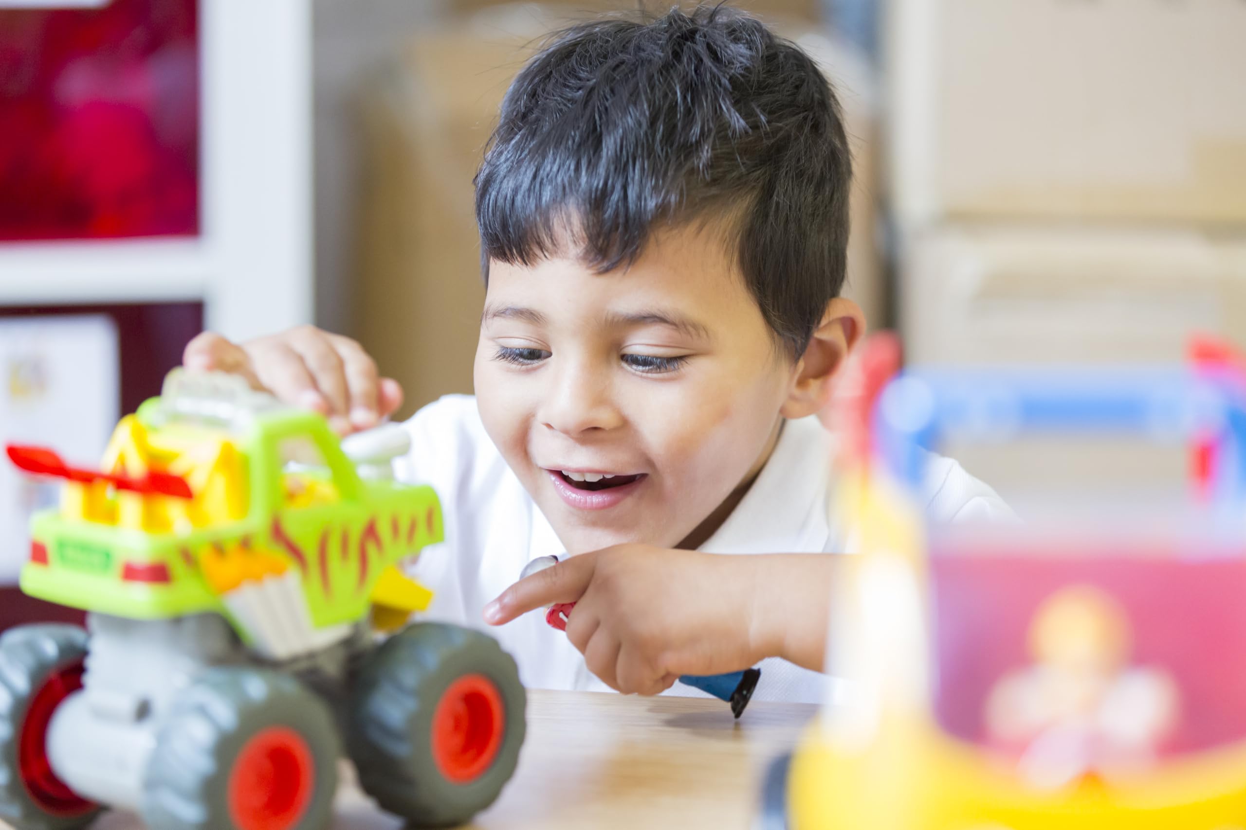 WOW Toys Mack Monster Truck,Green/Red/Yellow