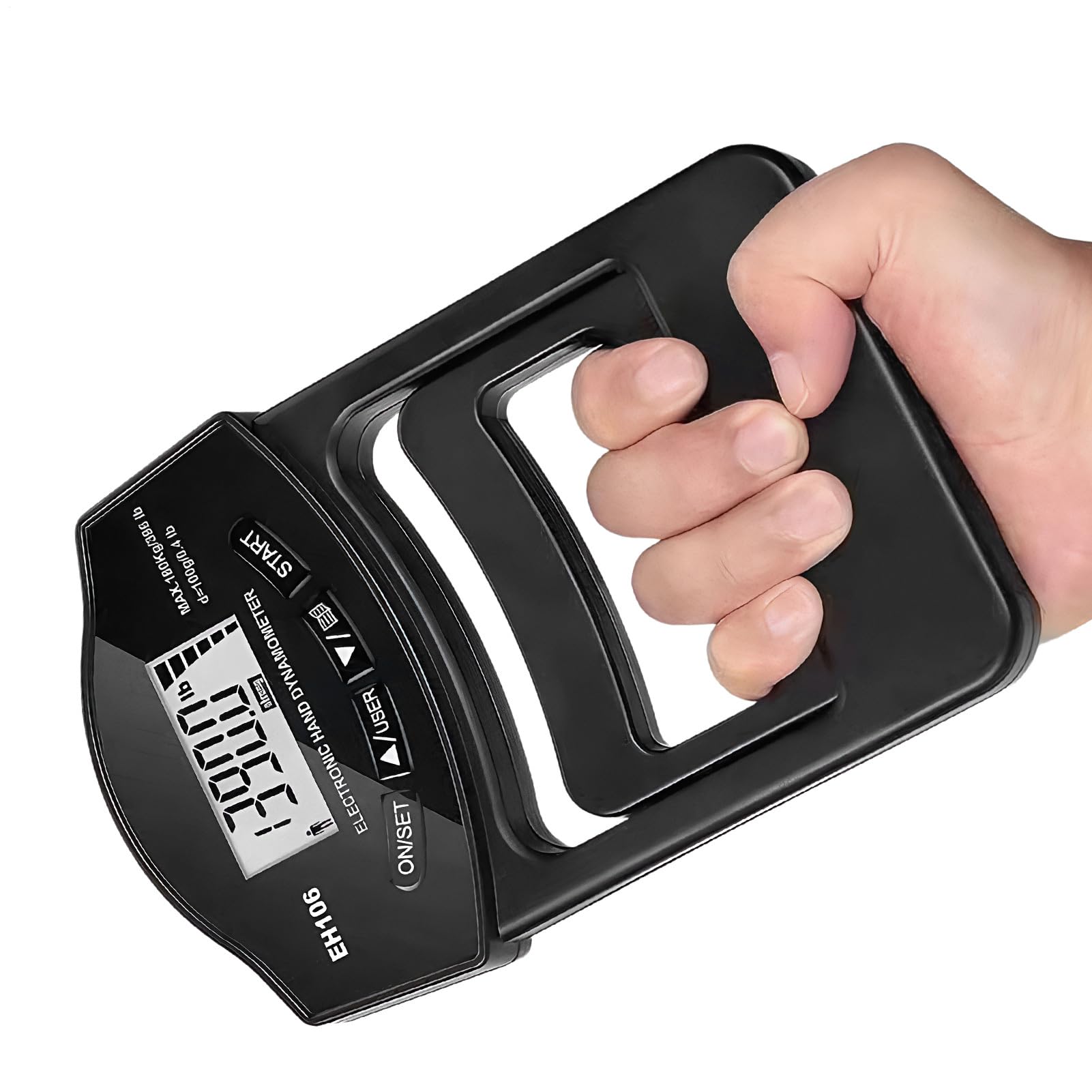 Hand Dynamometer - Rechargeable Training Equipment - Digital Grip Strength Tester | for Adults Men Women Home Living Room Bedroom School Office Gym Outdoor