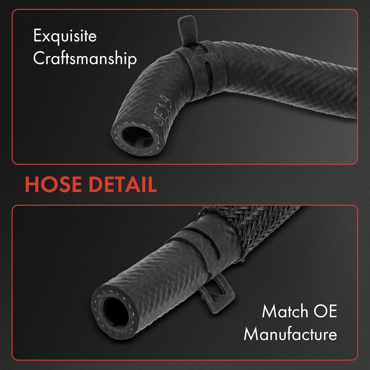 A-Premium Power Steering Return Hose Line Assembly Compatible with Ford F-250 Super Duty, F-350 Super Duty, F-450 Super Duty, F-550 Super Duty 2017 2018 2019, 6.7L, Reservoir to Pump