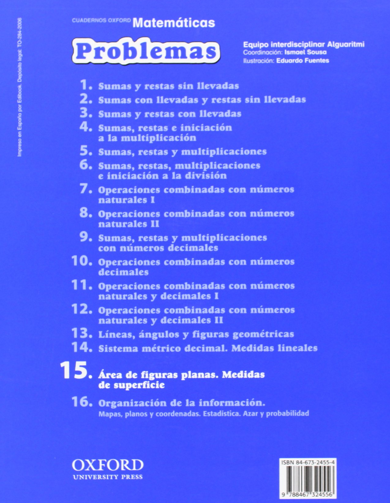 Matemáticas Primaria Cuadernos de Problemas 15