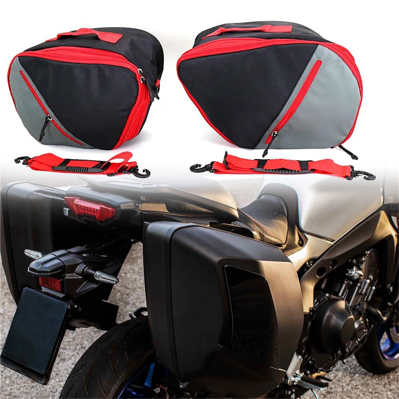 Sacoche intérieure pour Yamaha Tracer 9 GT de 2021 : sac de voyage pour boîte latérale moto