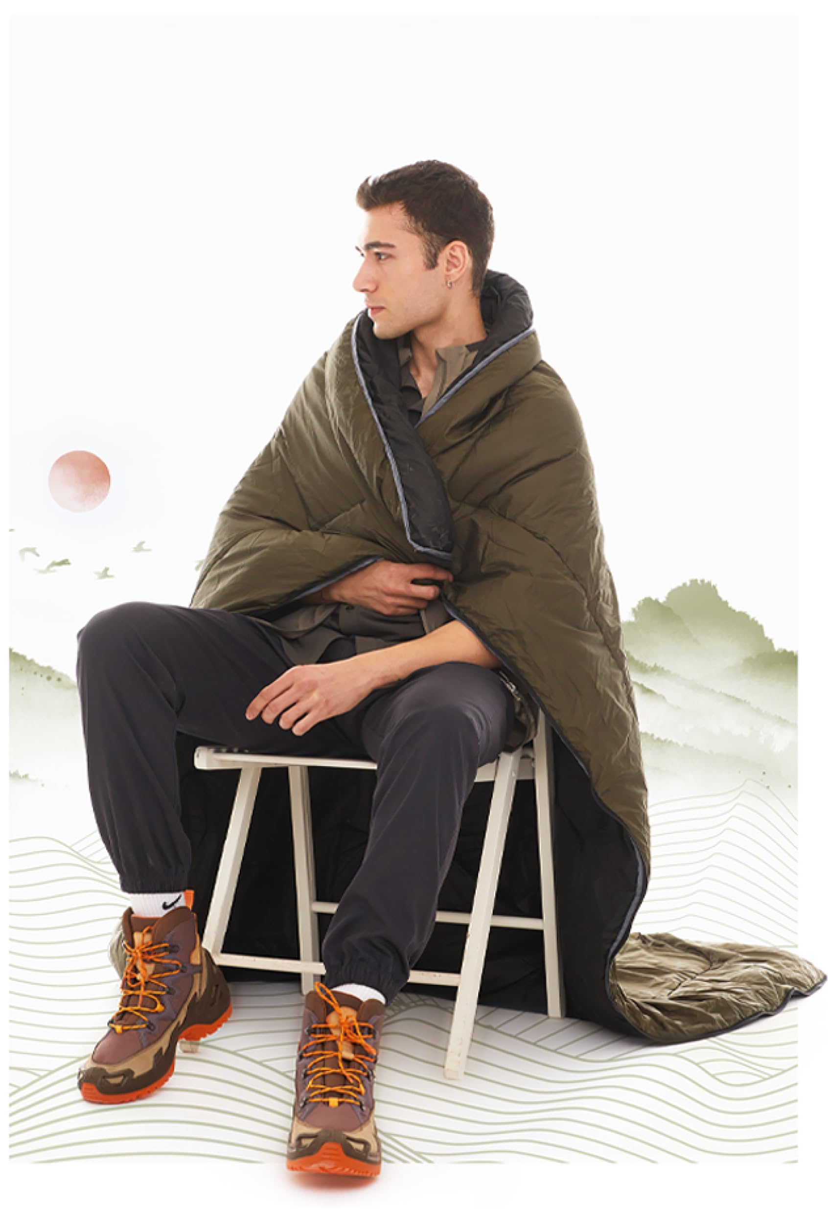 Deckenschlafsack Made in Türkei – Keine China-Ware | Atmungsaktiv, Wasserdicht & Pflegeleicht | Camping Schlafsack für Outdoor, Reisen & Zuhause
