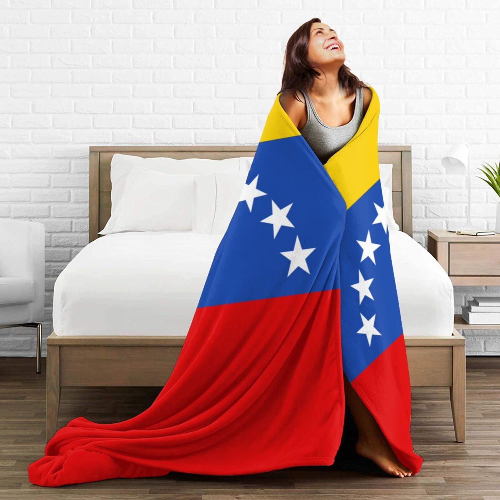 Venezuela-Flagge Decke Aus Flanell-Fleece – Weich, Warm & Reisegeeignet