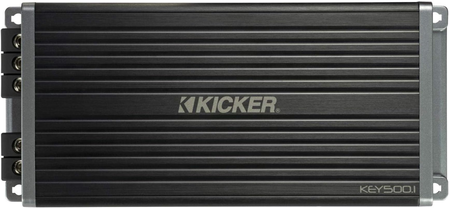 Kicker KEY5001 500w Mono Amplifier w/Bass Revealer Processor Smart Amp 47KEY5001