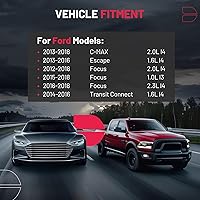 Vista 2 de BDFHYK Tanque de desbordamiento de depósito de expansión de refrigerante del motor compatible con C-MAX 2012-2018 Escape Focus Transit Connect