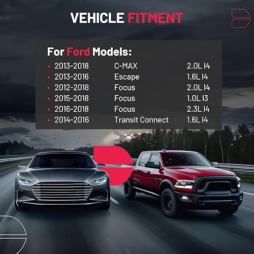Vista 37 de BDFHYK Tanque de desbordamiento de depósito de expansión de refrigerante del motor compatible con Transit-150 Transit-250 Transit-350 HD 2015-2019