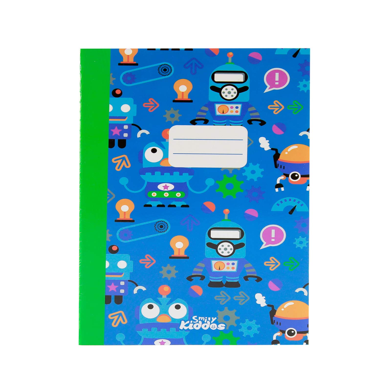 Smily Kiddos | Smily A5 Lined Exercise Book (Purple) | kids Note Book | School Notebook | 3 to 5 years Children Notebook | Kids Stationery (Blue)