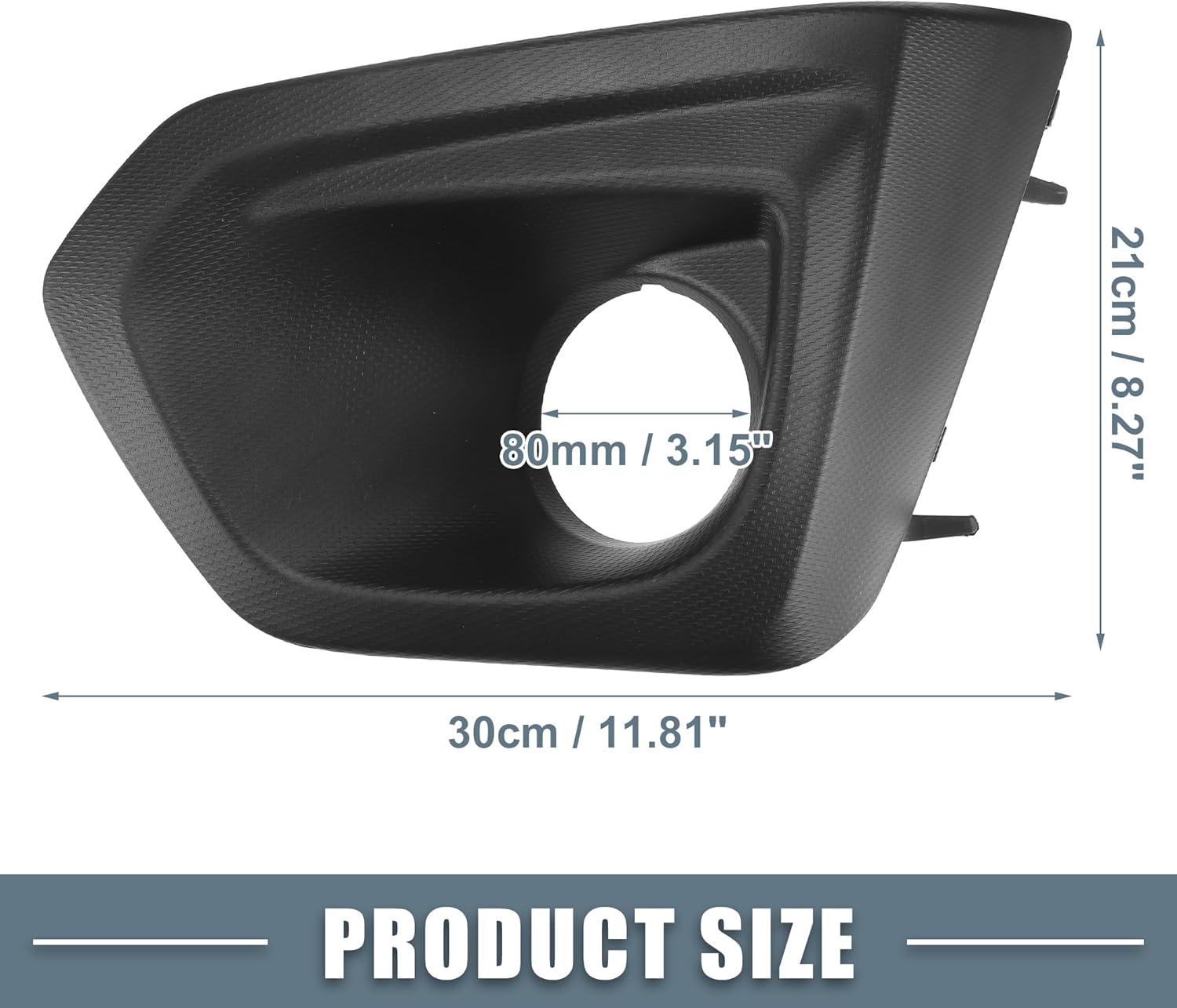 Left Right Side Fog Light Grille Cover Trim 57731FJ020 57731FJ030 for Subaru Impreza 2012 2013 2014 Black 1 Pair