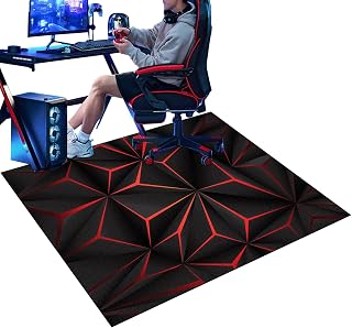 Alfombrilla para silla de Gaming Base para Silla de Oficina Alfombra para protección de Suelos Duros Alfombras para sillas Multifuncionales Alfombrillas para Oficinas para el Hogar 60 x 70 cm