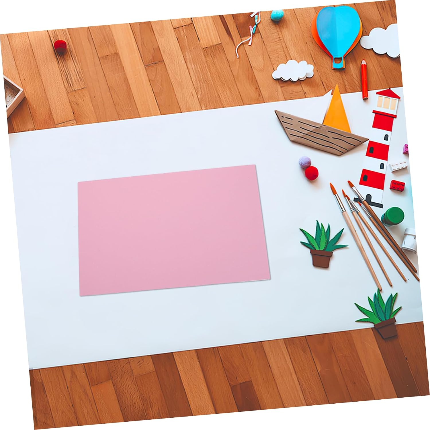 BEBEMOKO 1sheet Soft Carving Linoleum Blocks for Printmaking PVC for Engraving and Carving for Art Classes and Beginners and Versatile