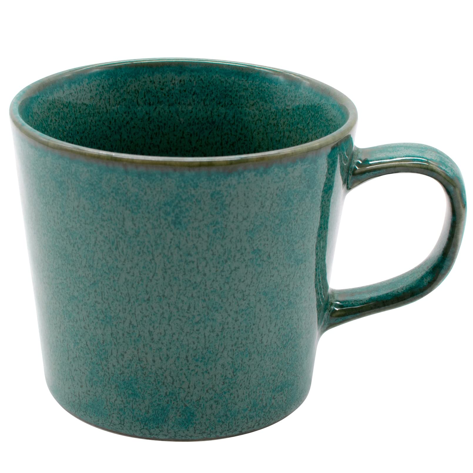 Aito Seisakusho 517027 Natural Color Mug, Approx. 10.8 fl oz (320 ml), Green, Mino Ware, Dishwasher and Microwave Safe, Made in Japan : Home & Kitchen