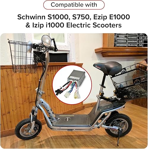 Miniatura 6 de Currie Controlador de 36 voltios y 30 amperios - con conector de acelerador de 5 pines para scooters eléctricos Schwinn S1000, S750, Ezip E1000 e