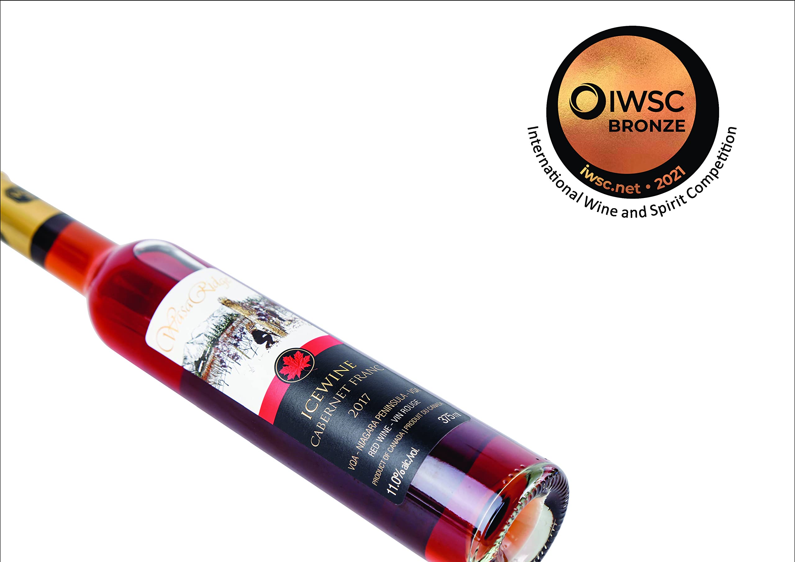 WasaRidge 2017 Cabernet Franc Eiswein 37.5 cl, Kanadischer Eiswein aus Niagara Peninsula, Ontario, Kanada