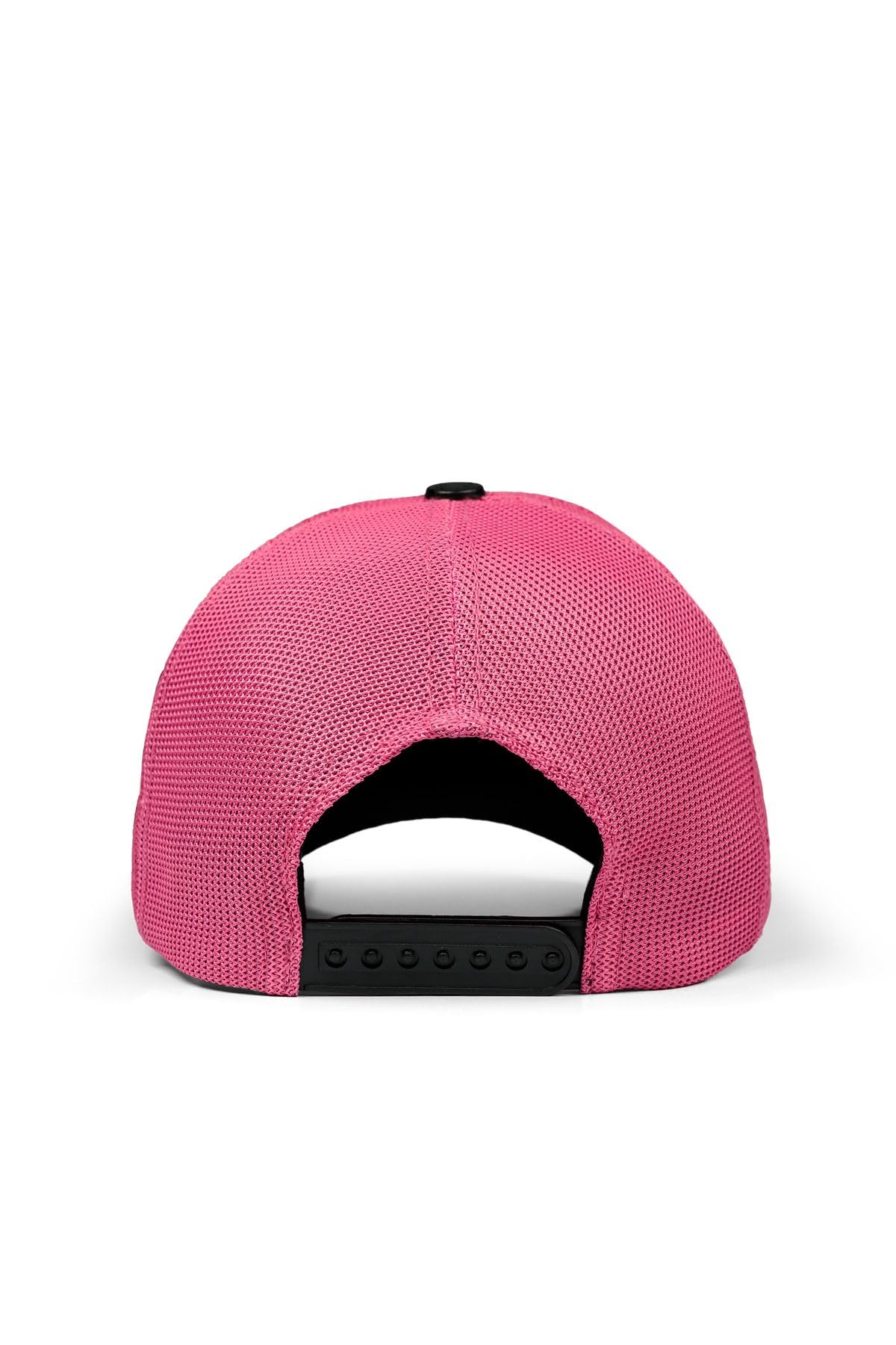 Gorra de Trucker Premium Negro - Rosa con Parche See You Later Never