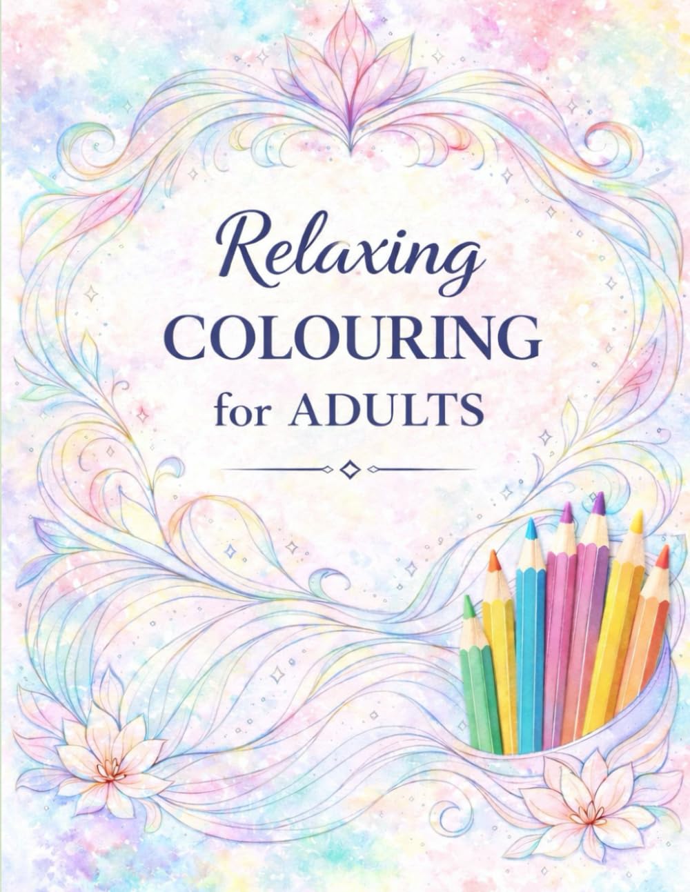 Relaxing Colouring Book for Adults: 60 Calm and Stress-Relief Designs