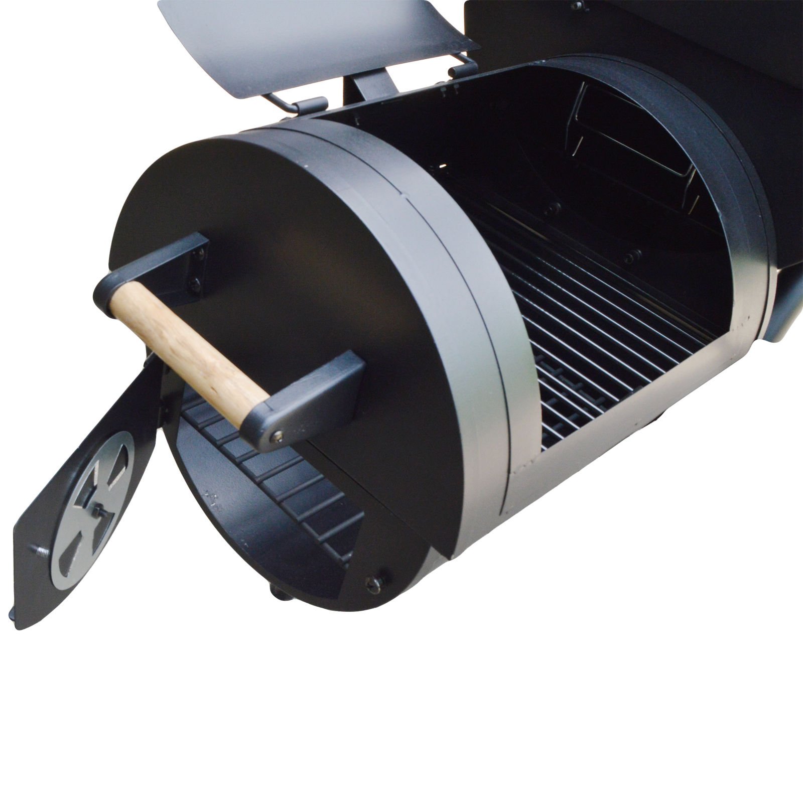 BBQ Barbecue Affumicatore Grill Griglia XXL a Carbone Carbonella con R
