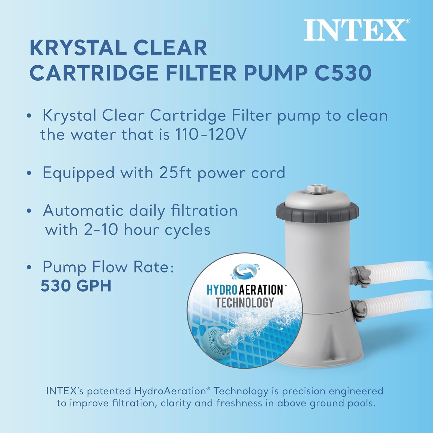INTEX 12 x 2.5 Foot Metal Frame Above Ground Swimming Pool, Type A Filter, Protective Cover, and Complete Maintenance Kit with Vacuum Skimmer and Pole