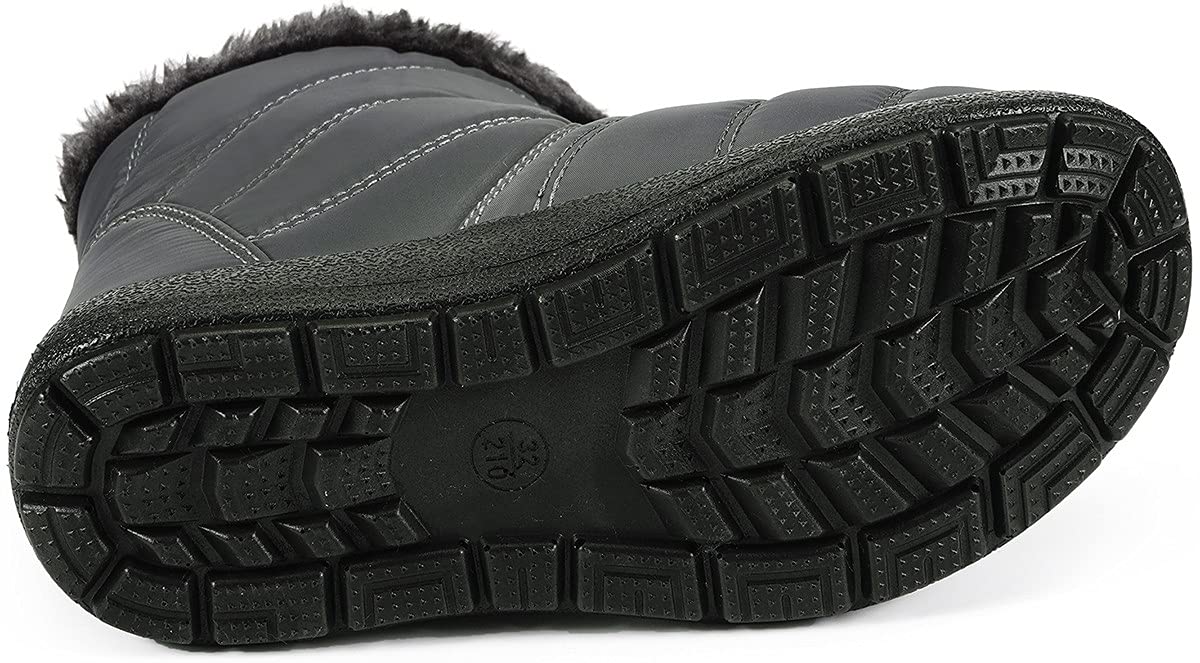 Gaatpot Stivali da Neve Ragazzi Ragazze Scarpe Invernali Bambini Fodera Calda Stivali Piatto Impermeabili Stivaletti Morbide Antiscivolo