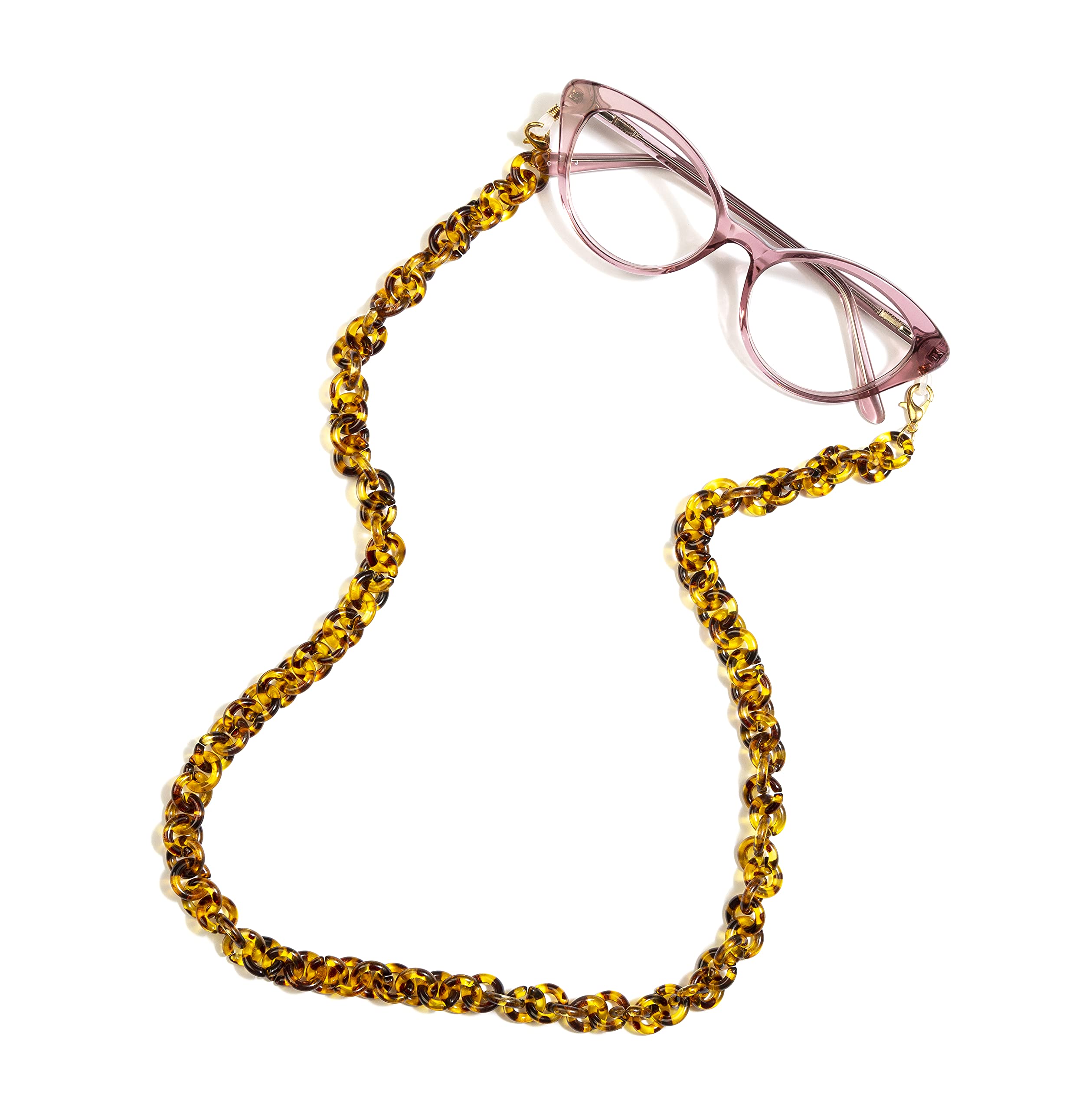 Eyeglass Chain Holder Cord, Sunglass Strap,Glasses Chain Fashion Eyewear Retainer Reading Eyeglass Holder Necklace Spectacle Cord An Elegant Handmade Gift Idea For Women |C16-image-0