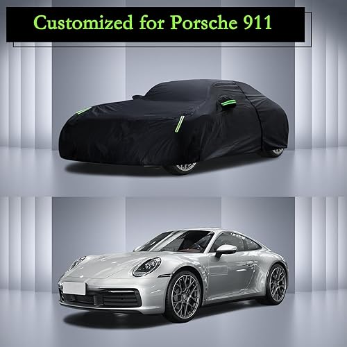 Miniatura 47 de Migaven - Funda de automóvil impermeable para todo tipo de clima, funda exterior completa para automóviles, protección contra la lluvia, sol