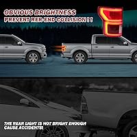Vista 5 de Conjunto de luz trasera LED para Ford F150 2018 2019 2020 con lámpara trasera de punto ciego KL3Z13405B (lado izquierdo del conductor)