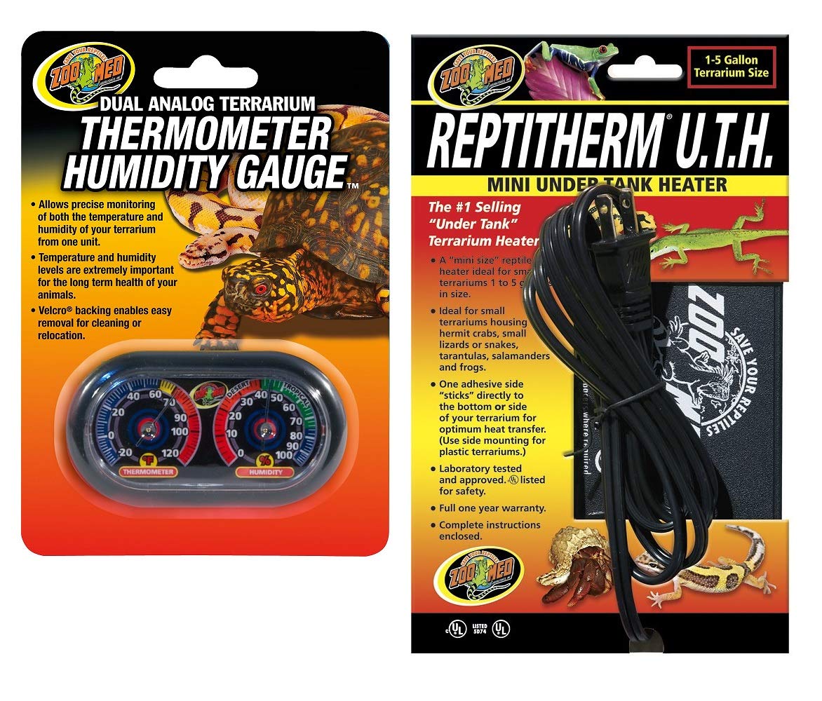 Zoo Med Mini ReptiTherm U.T.H. Bundle With Dual Analog