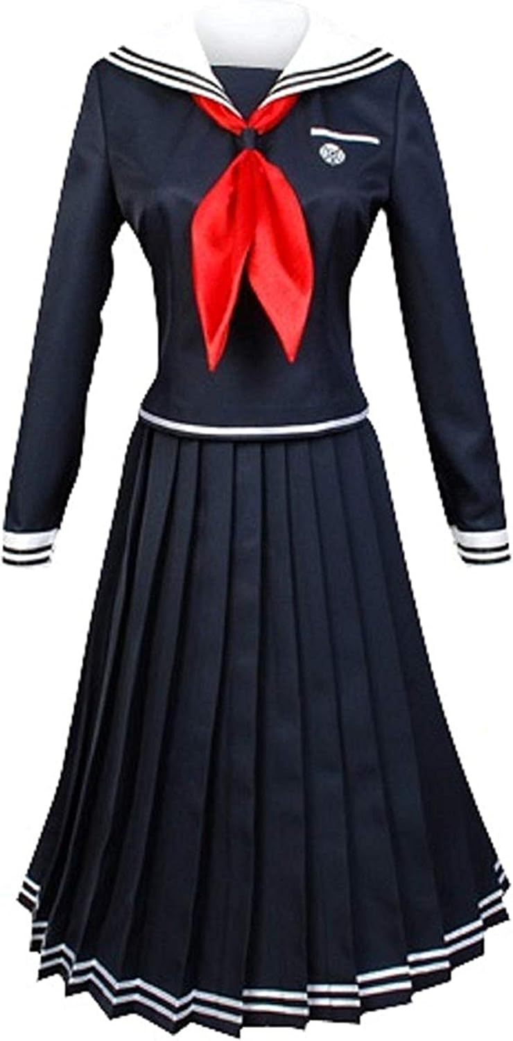 Cosplay Costume High School Uniform Pleated Skirt Sailor Suit Dress