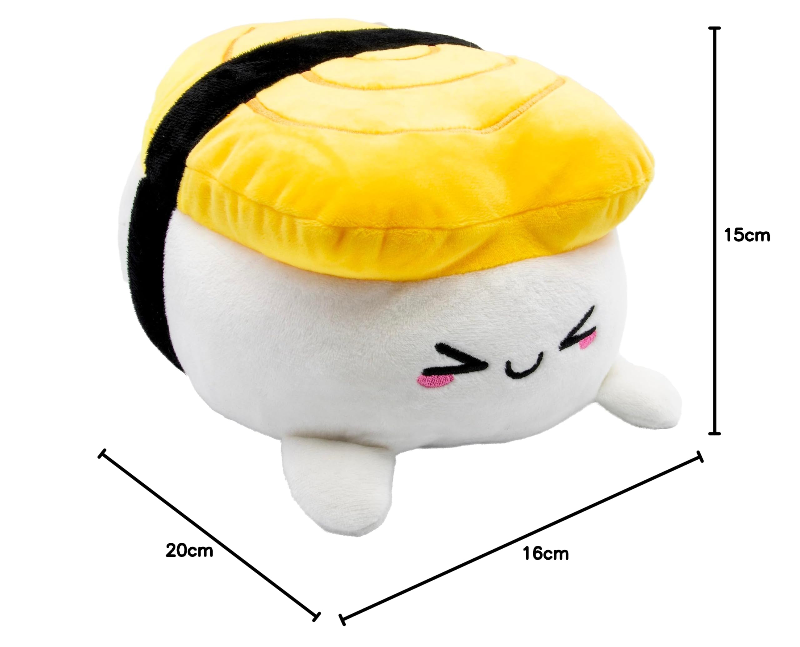 Joy Toy - Yummis Plushi Nigiri z pluszowym jajkiem - 20 x 16 x 15 cm