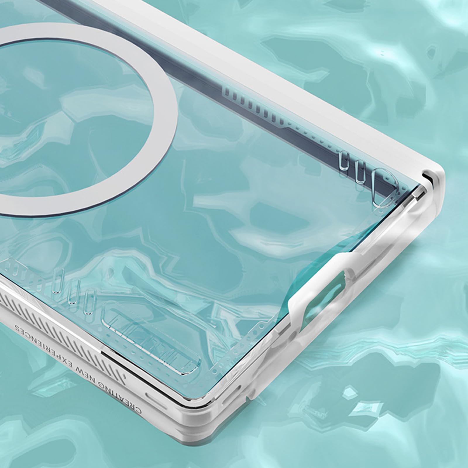 Custodia magnetica for Samsung Galaxy Z Fold 8 Ultra trasparente